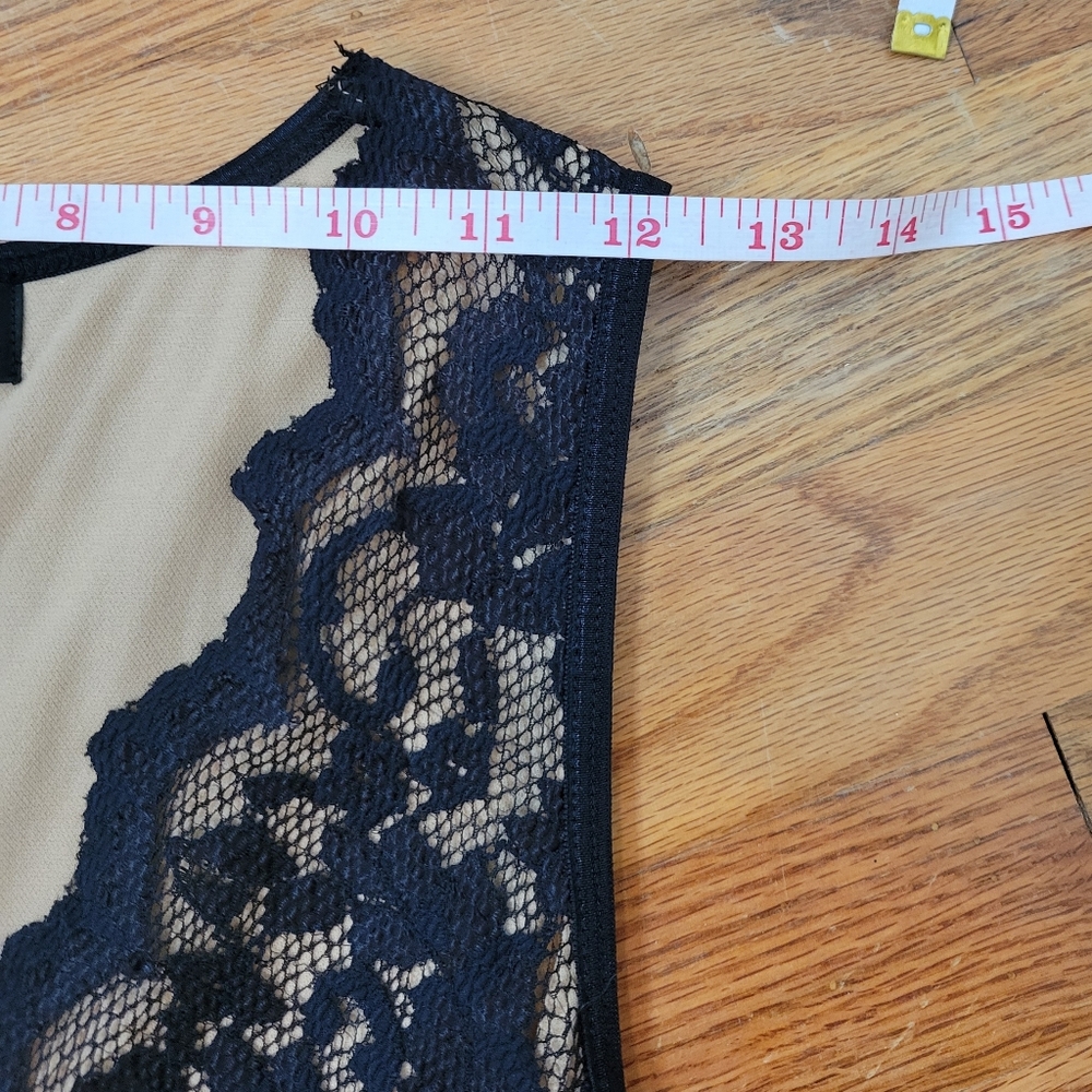 Karen Kane Black Lace Sleeveless V-neck Dress Size M - Picture 11 of 16